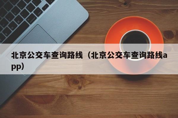 北京公交车查询路线（北京公交车查询路线app）